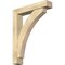 Ekena Millwork Thorton Block Rough Sawn Bracket w/ Offset Brace, Douglas Fir, 6"W x 30"D x 38"H BKT0604X30X38THR05RDF - alternate 1